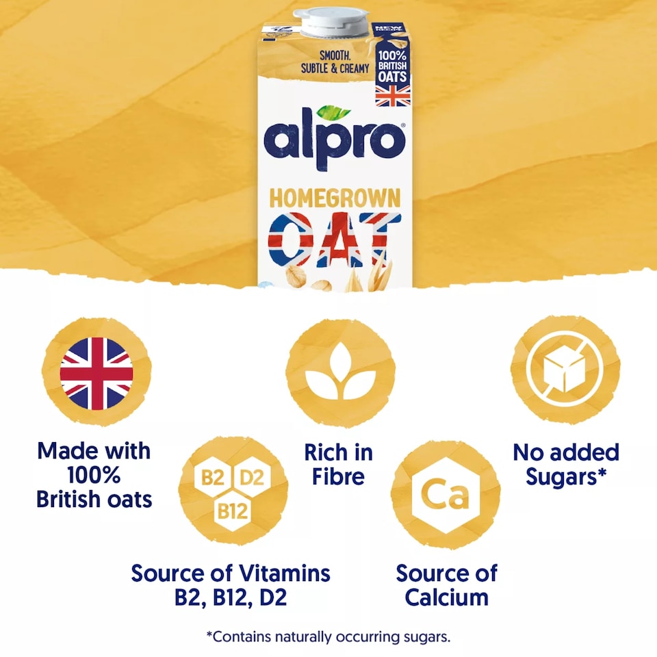 image 1 of Alpro Oat Original Long Life Dairy Free Drink 1L