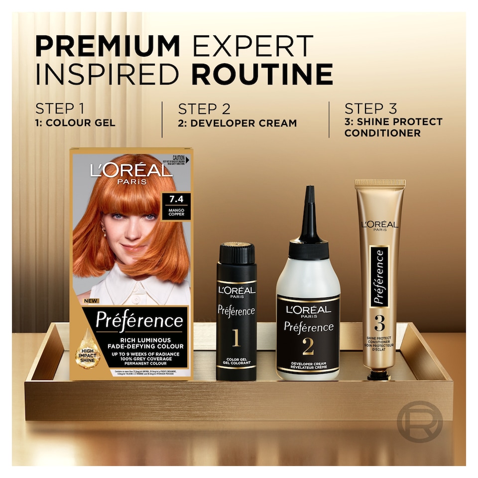 image 1 of L'Oreal Paris Preference 74 Dublin Mango Copper Permanent Hair Dye