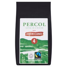 Percol Fair Trade Americano Ground Coffee 200G