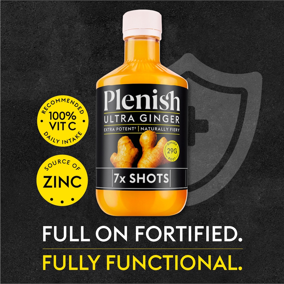 image 1 of PLENISH SHOTS ULTRA GINGER 420ML