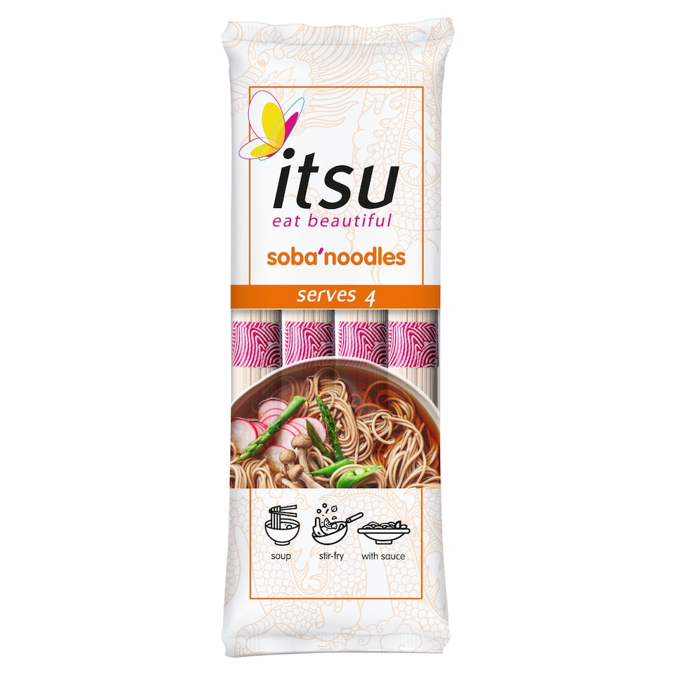 itsu soba noodles serves 4 250g