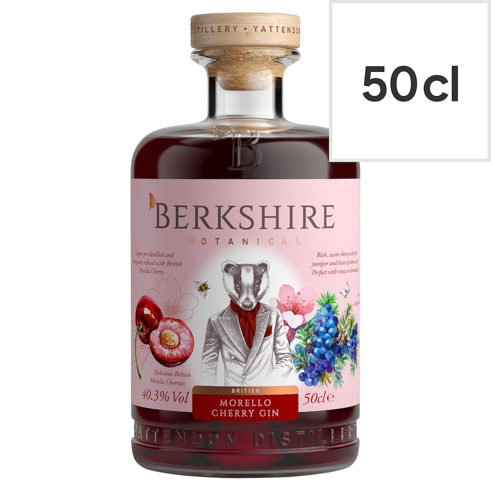 Berkshire Botanical Morello Cherry Gin 50cl 