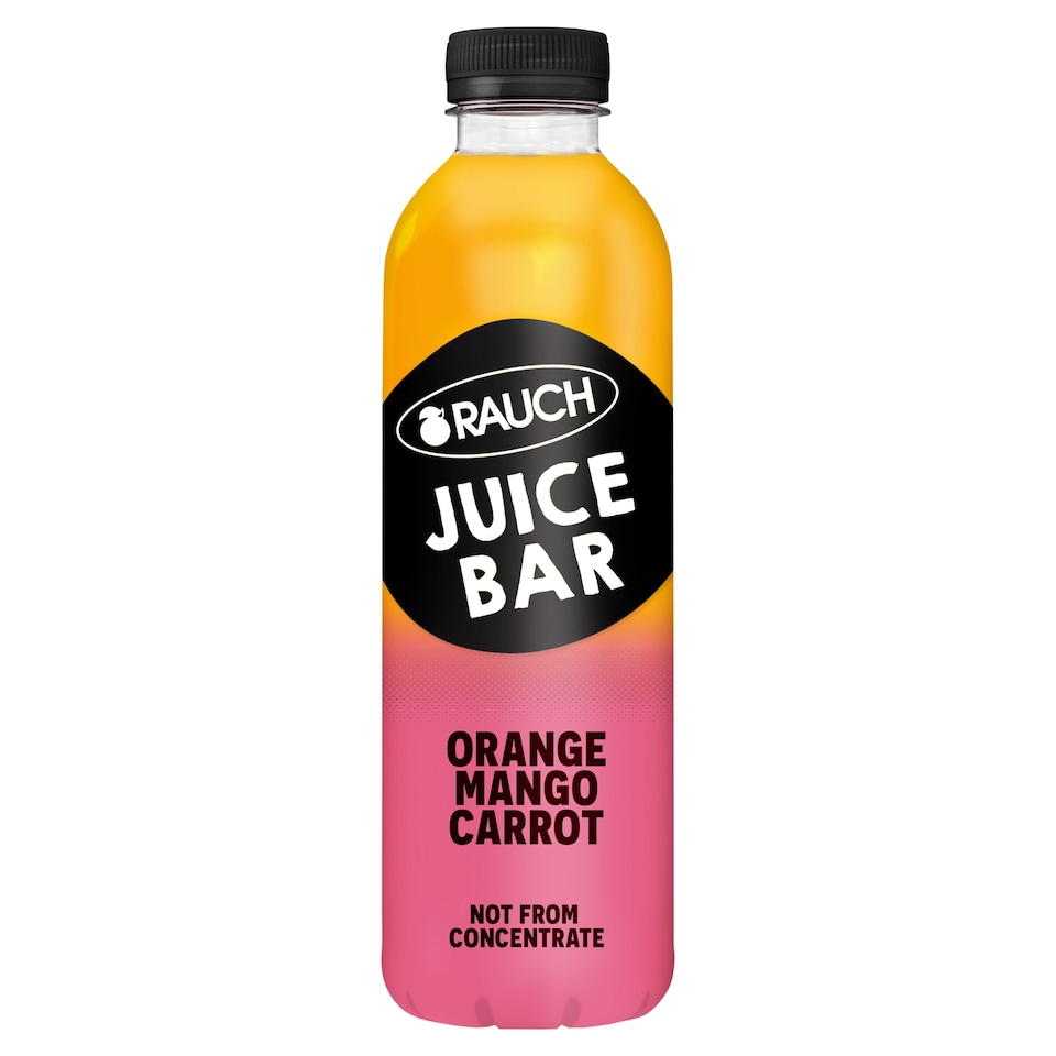Rauch Juice Bar 100% Orange-Mango Carrot Not from Concentrate 800 ml