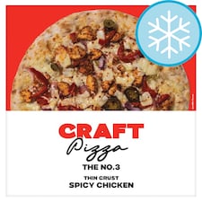 Craft Pizza No.3 Thin Crust Spicy Chicken 510g