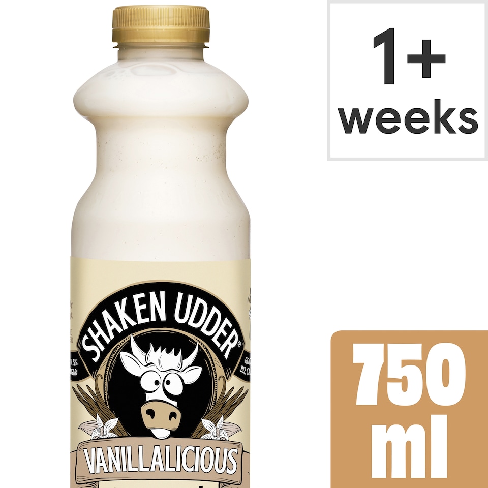 image 1 of Shaken Udder Vanillalicious Milkshake 750Ml