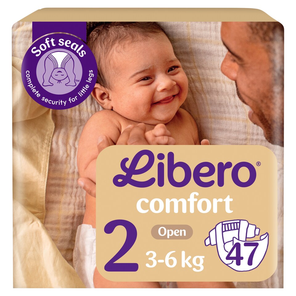 image 1 of Libero Comfort Diapers, Size: 2, 3-6 kg, 47 pcs