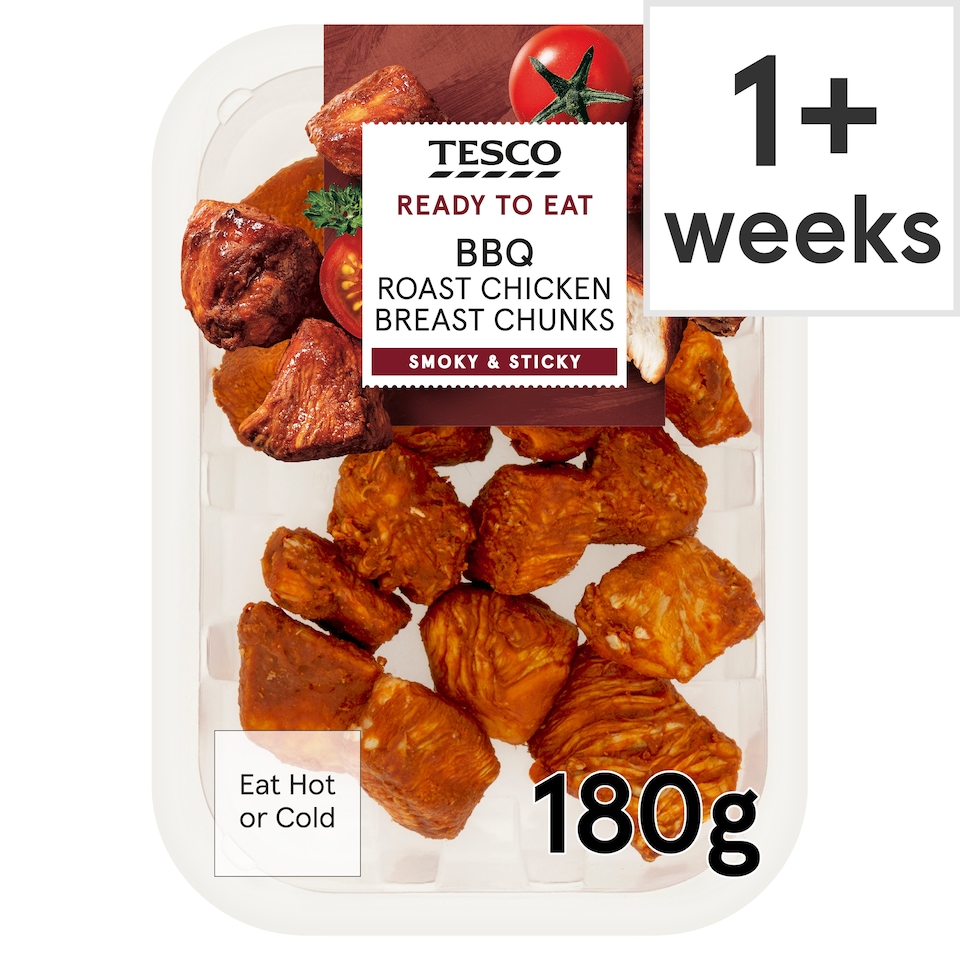 Tesco BBQ Roast Chicken Breast Chunks 180g 
