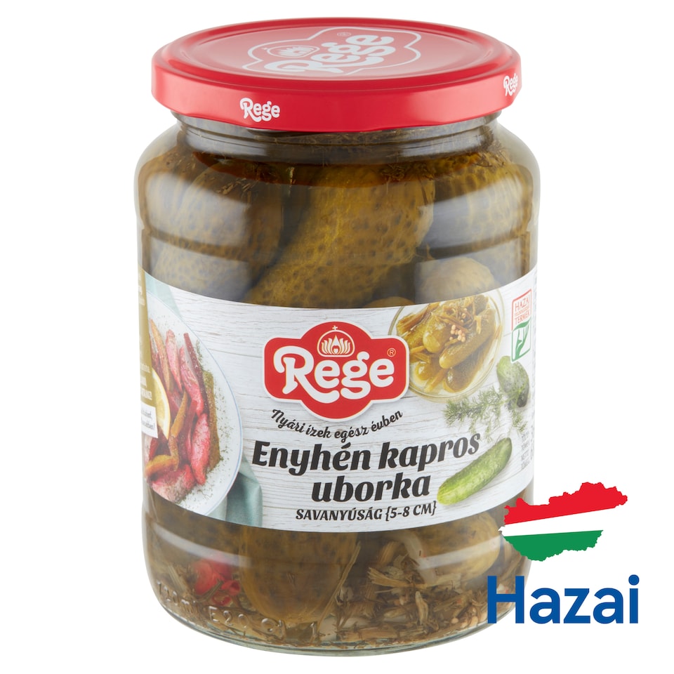 Rege Lightly Dill Cucumber Pickles 5-8 cm 680 g