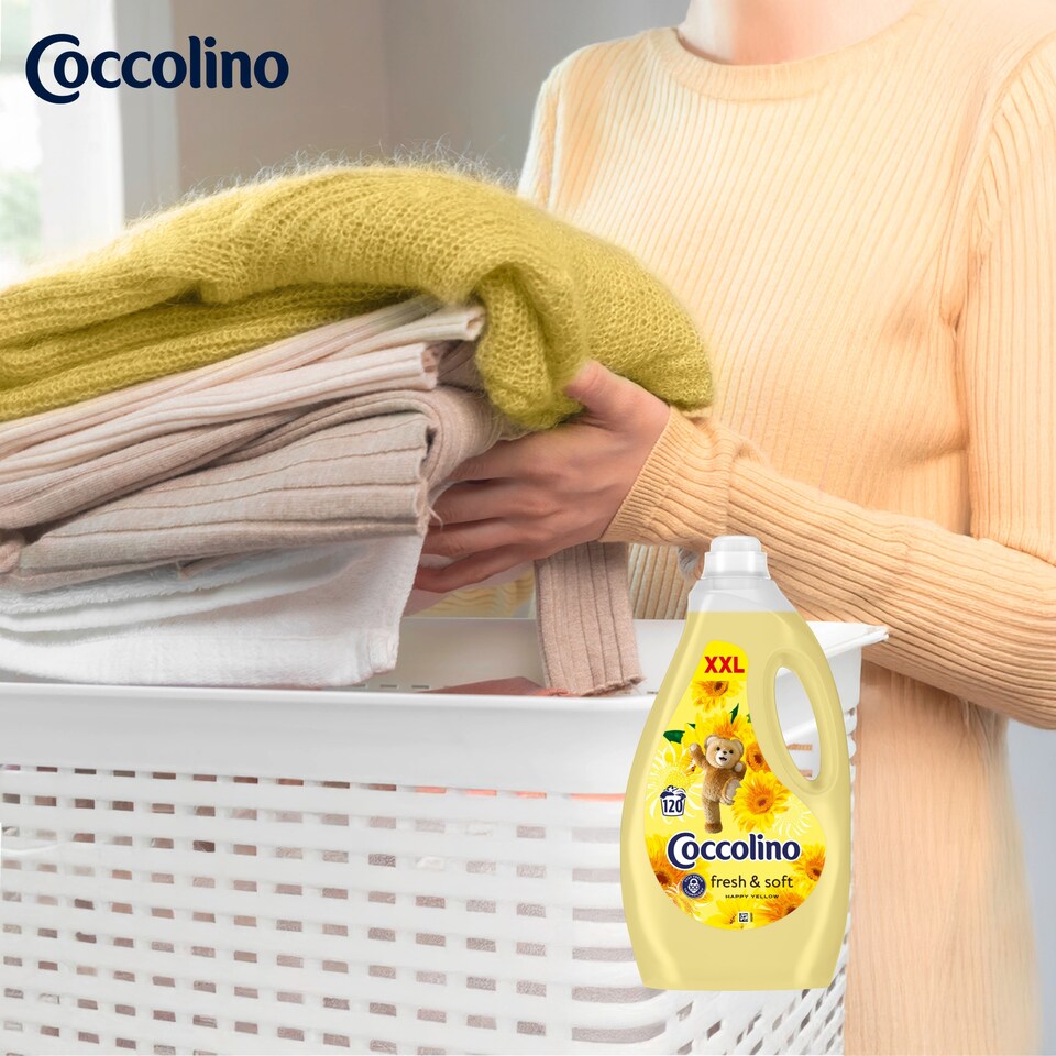 obrázok 1 z Coccolino aviváž Happy Yellow 3L 120W