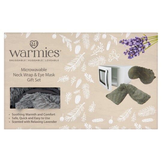 Warmies Neck Wrap & Eye Mask Gift Set Tesco Groceries