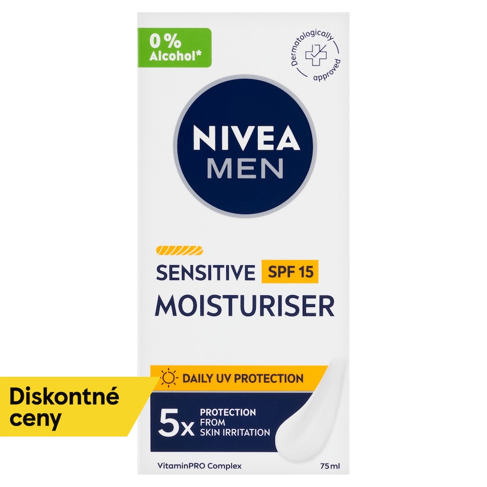 obrázok 1 z Nivea Men Sensitive Ochranný pleťový krém OF 15 75 ml