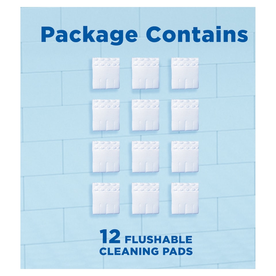 image 1 of Duck Fresh Brush Toilet Cleaner Refills - Pads x12