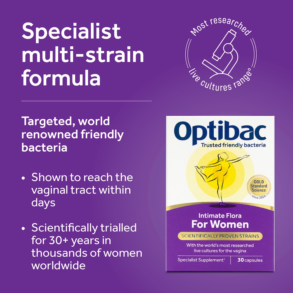image 1 of Optibac Probiotics for Women - 30 Capsules