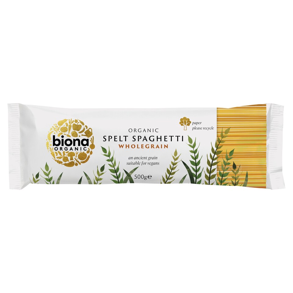 Biona Organic Spelt Spaghetti  Wholegrain 500g
