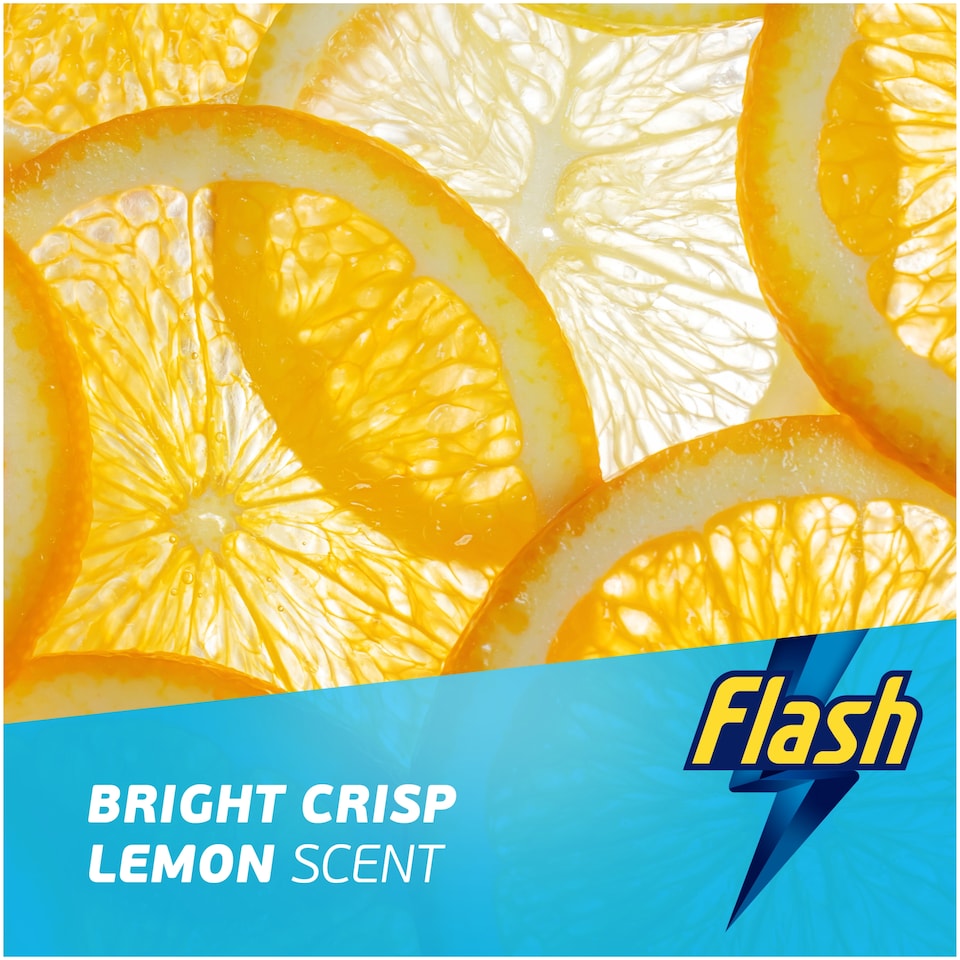 image 1 of Flash Spray Wipe Done Kitchen Crisp Lemon 800ml