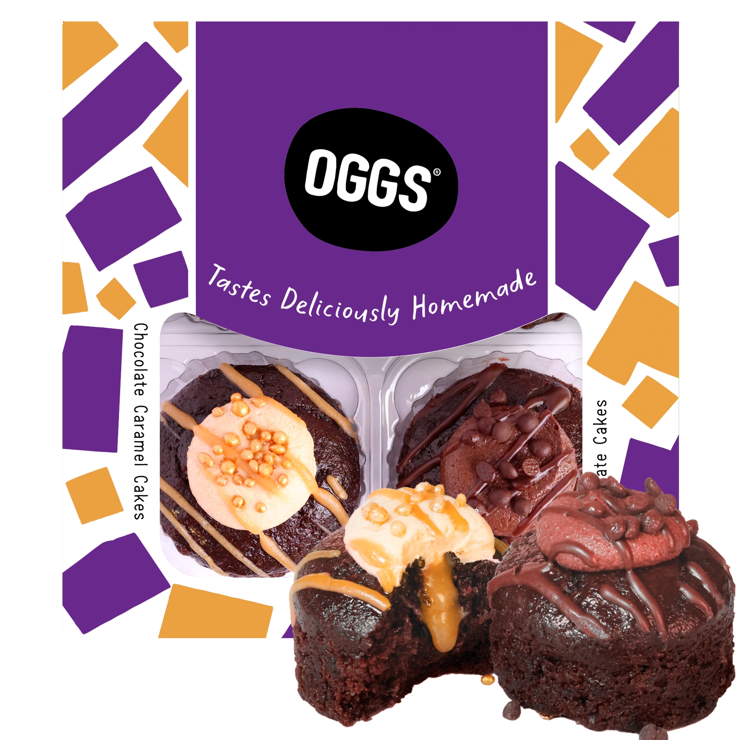 OGGS 4 Chocolate Afternoon Tea Cakes