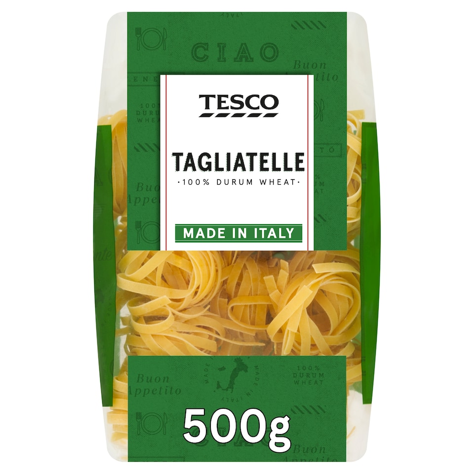Tesco Tagliatelle Pasta 500G