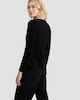 image 3 of F&F Cotton Rich Boucle Textured Cardigan in Black