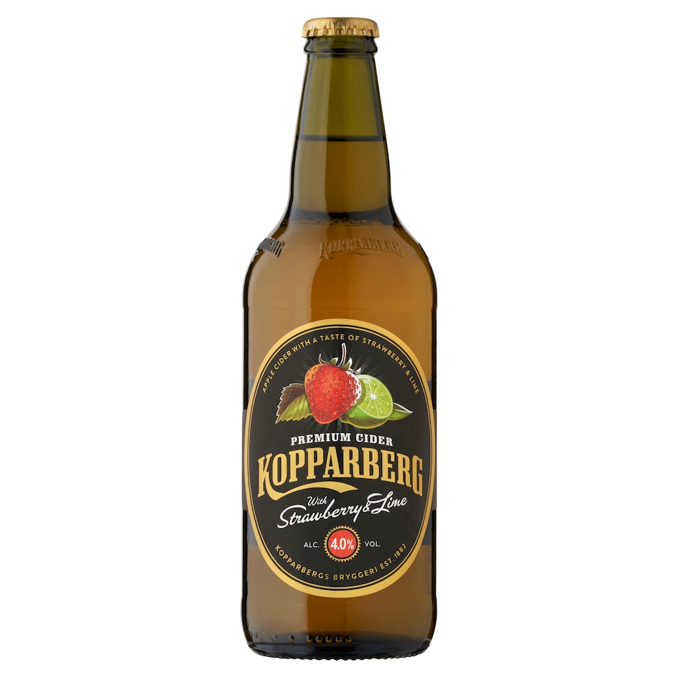 Kopparberg Strawberry & Lime cider 4% 500 ml  1. kép