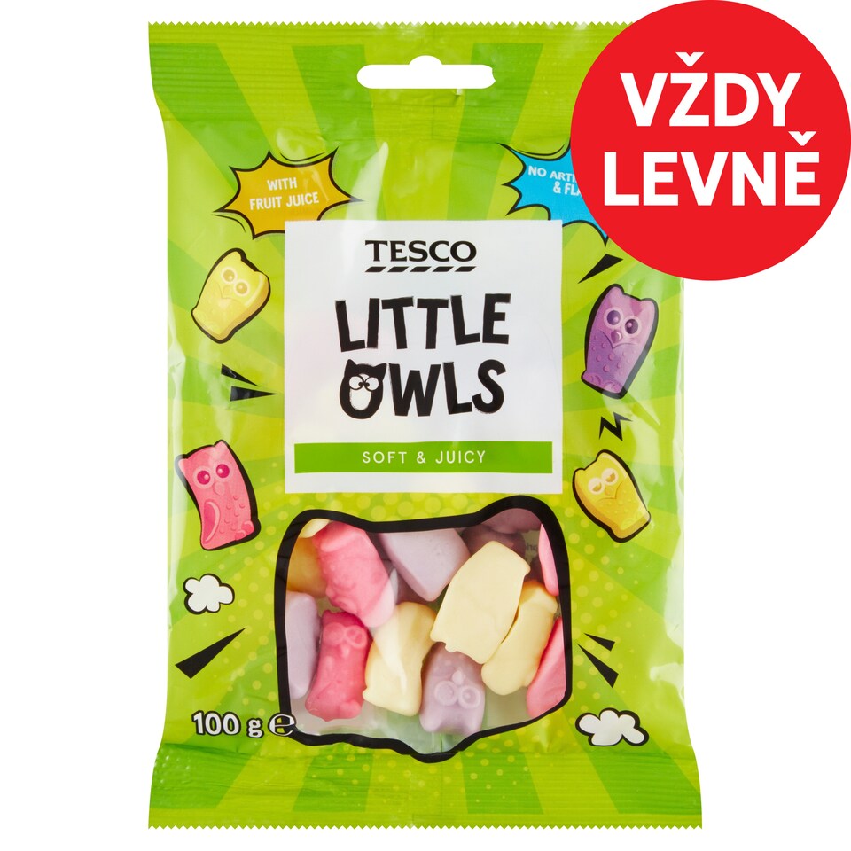 Tesco Želé s ovocnými příchutěmi 100g