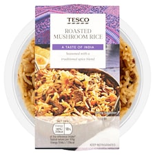 Tesco Indian Mushroom Rice 270G