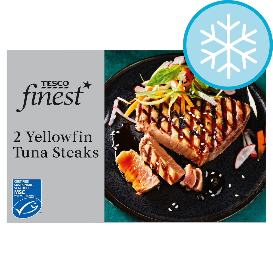 Tesco Finest Yellow Fin Tuna Steaks 280g