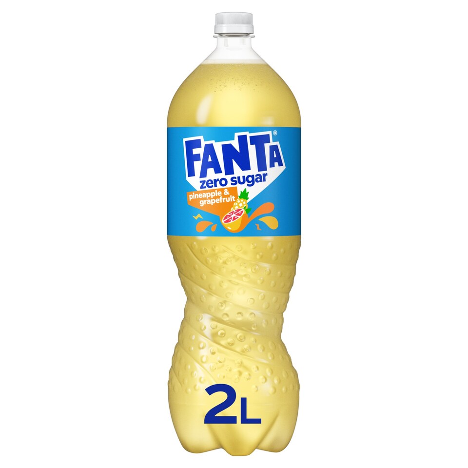 Fanta Zero Pineapple & Grapefruit 2L Tesco Groceries