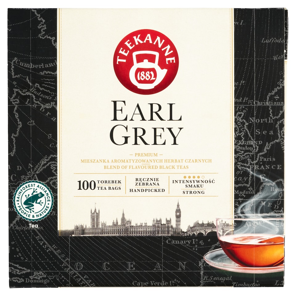 Teekanne Earl Grey černý čaj aromatizovaný 100 x 1,65g (165g)