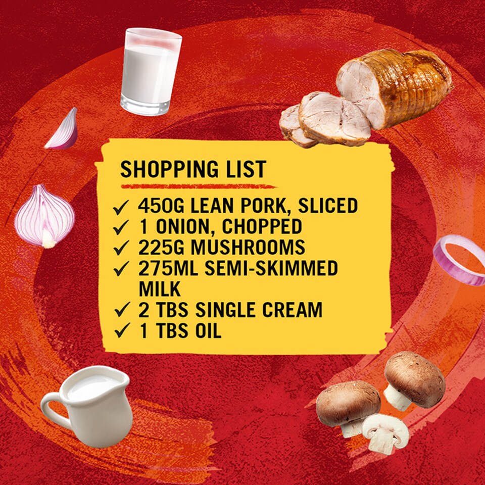 image 1 of Schwartz America Mix Creamy Pork & Mushrooms 40G