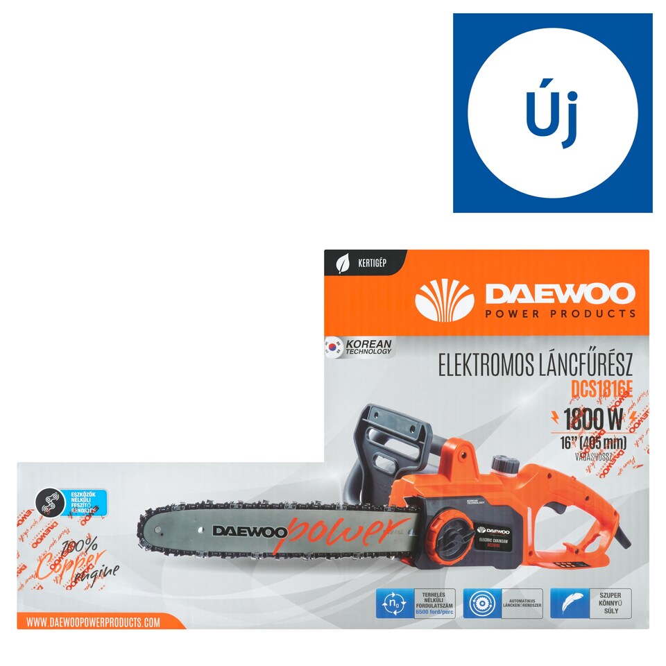 Daewoo DCS1816E elektromos láncfűrész