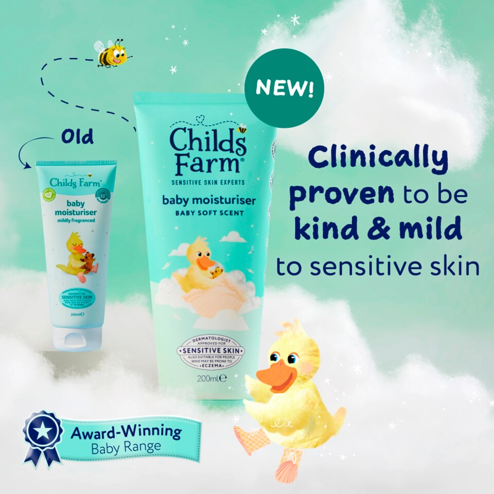 image 1 of Childs Farm Baby Moisturiser Mildly Fragranced 200ml