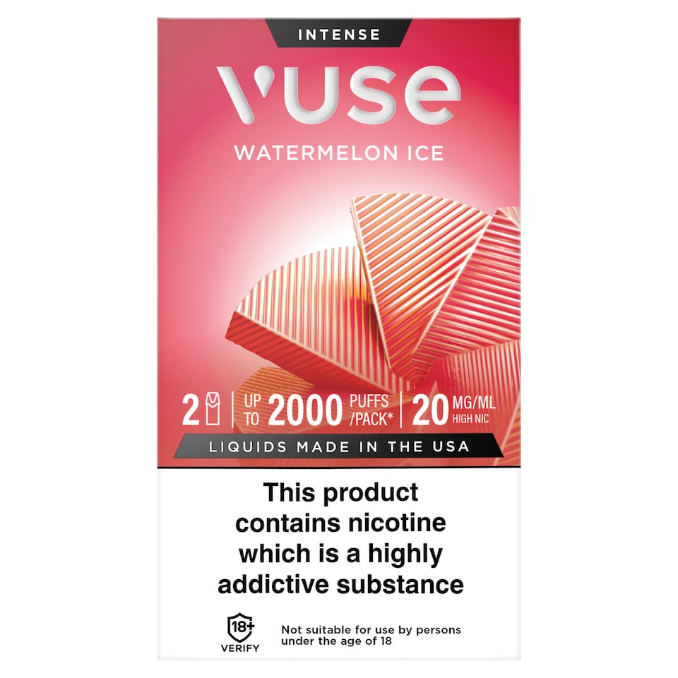 Vuse Watermelon Ice Pods 20mg/ml 2 Pack
