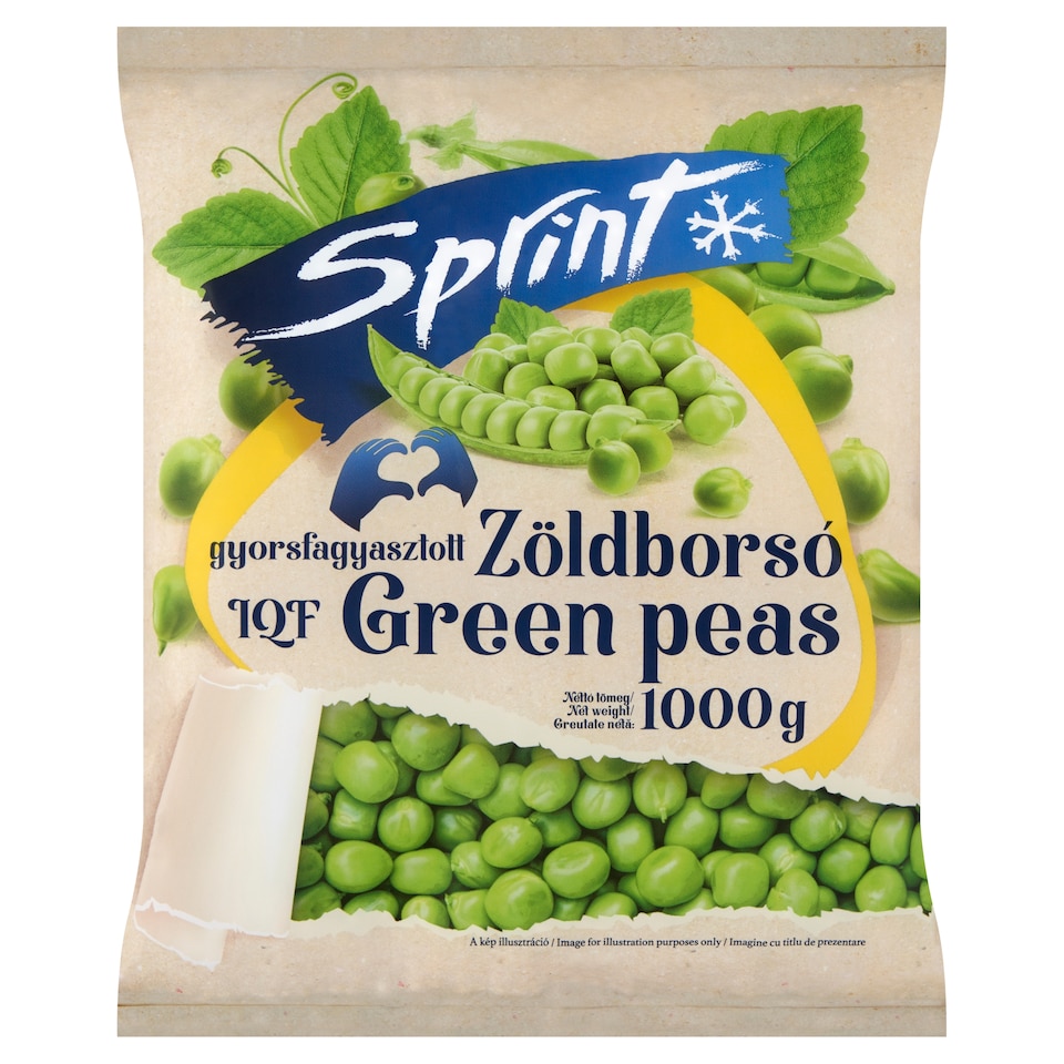 Sprint Quick-Frozen Green Peas 1000 g