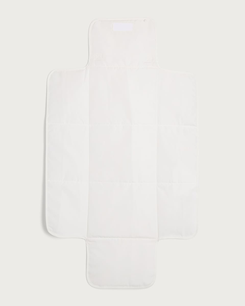 image 1 of F&F Animal Print Baby Changing Mat in White
