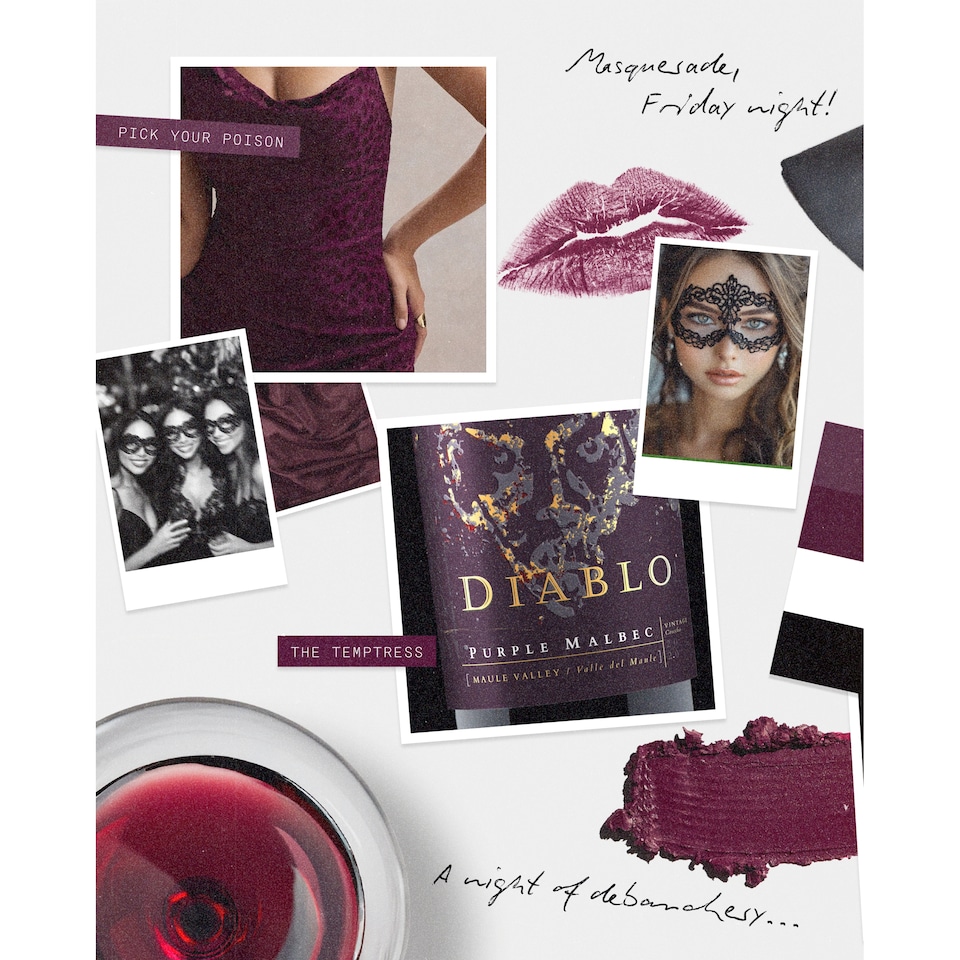 image 1 of Diablo Purple Malbec 75cl