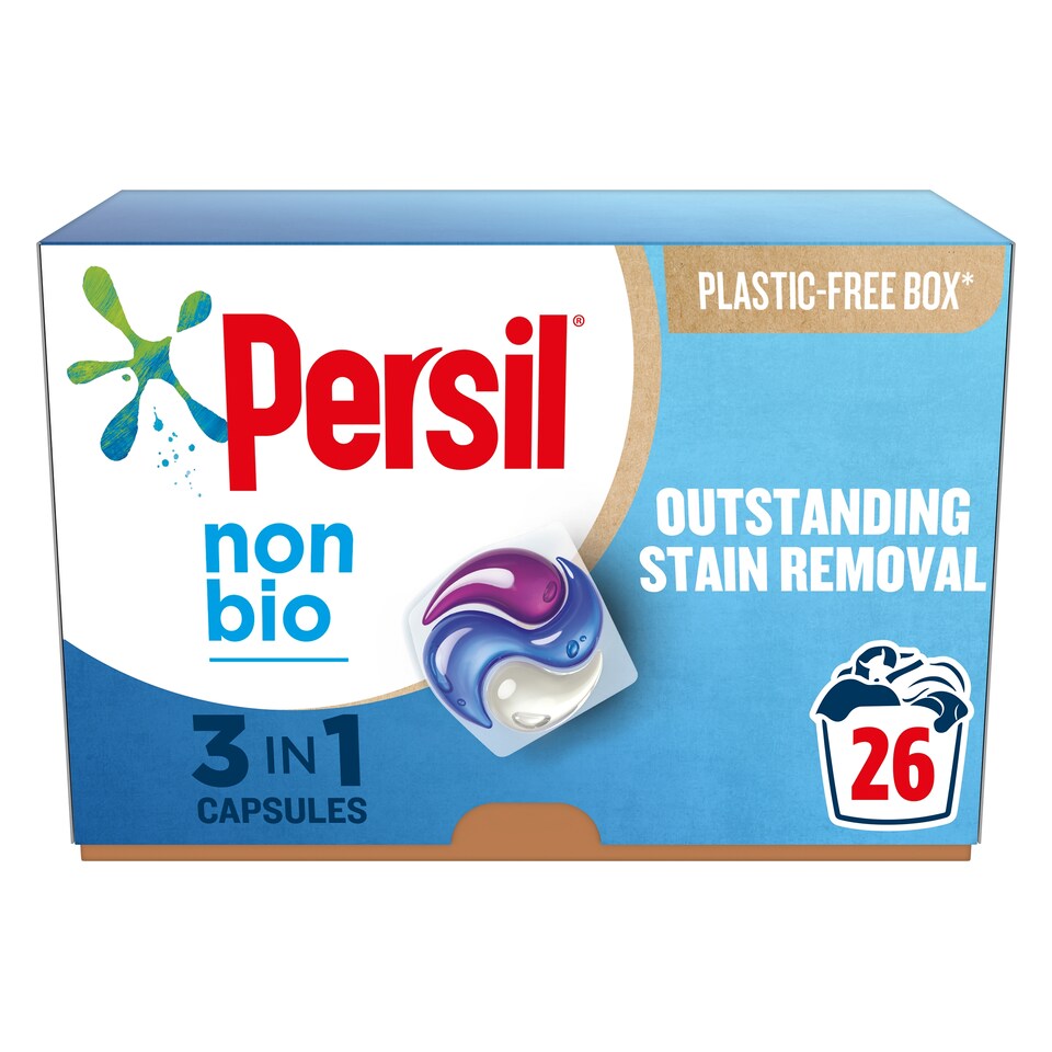 image 1 of Persil 3 In 1 Capsules Non Biological 26 Washes 548.6G