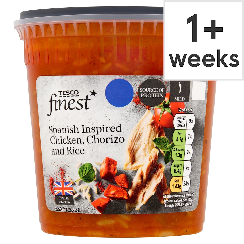 Tesco Finest Smoky Chicken & Chorizo Soup 600g