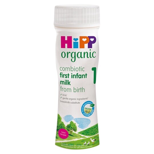Hipp Organic First Infant Milk 200Ml Tesco Groceries