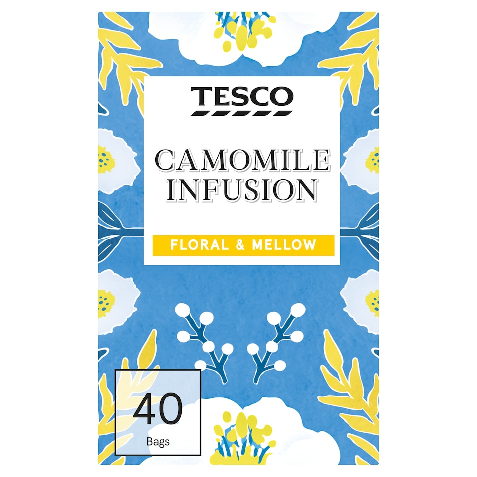 Tesco Camomile Infusion 40 Bags 60G