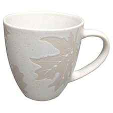 F&F Home Wax Resist Maple Leaf Mug