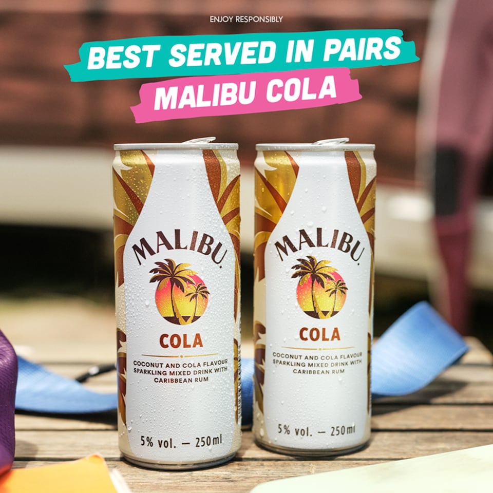 image 1 of Malibu Cola Ready to Drink Premix 250ml