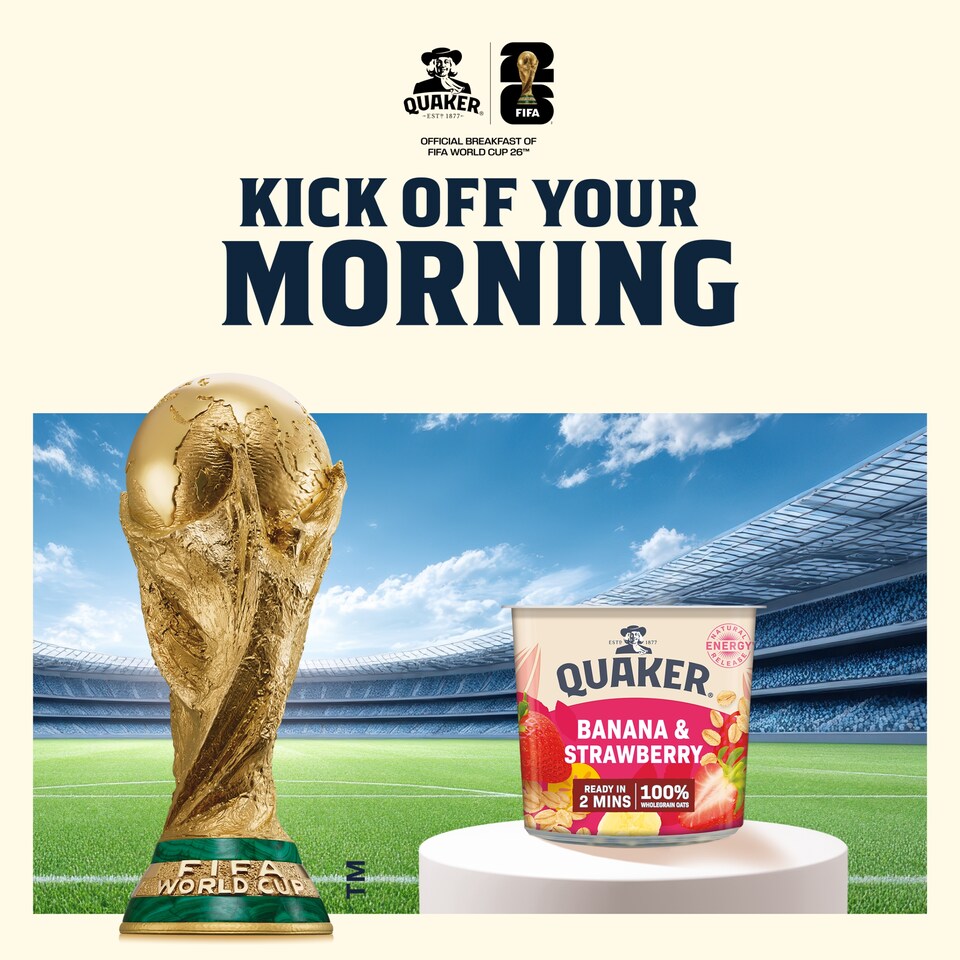 image 1 of Quaker O/S/S HOF BANA & S/BERRY Porridge 58g
