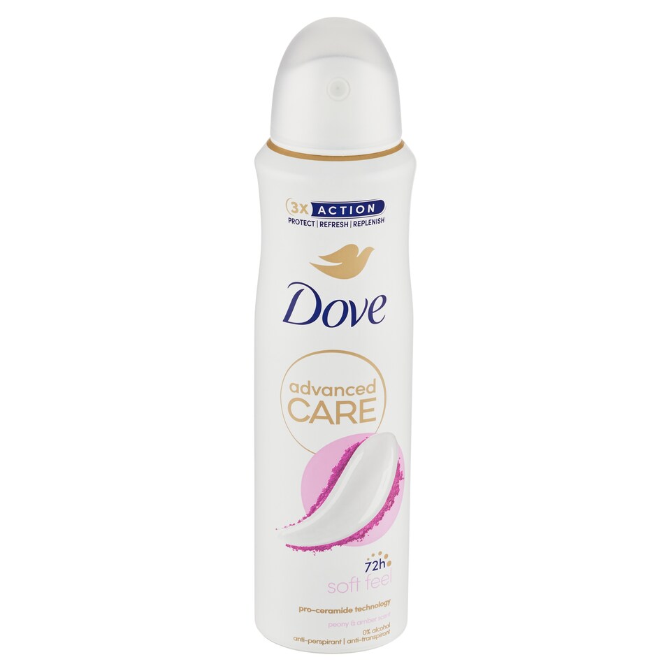 obrázok 1 z Dove Advanced Care Soft Feel Antiperspirant sprej 150 ml