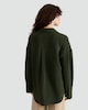 image 4 of F&F Button Up Long Sleeved Co-ord Shirt in Olive