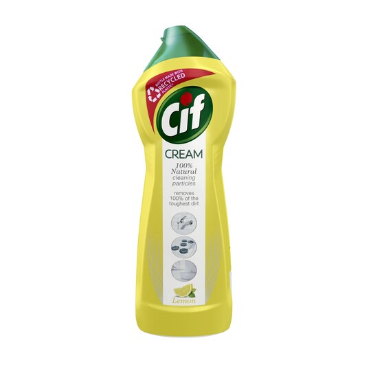 Cif Lemon Cream Cleaner 750Ml Tesco Groceries