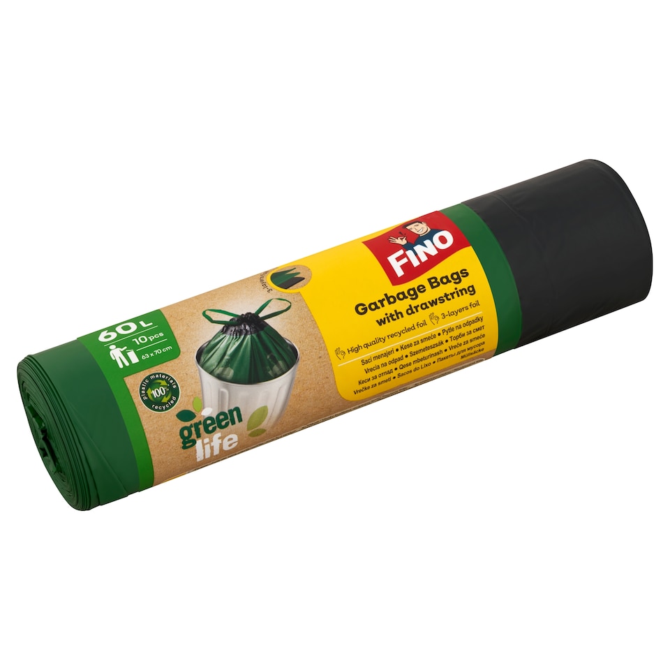 image 1 of Fino Green Life 60 l Garbage Bags 10 pcs