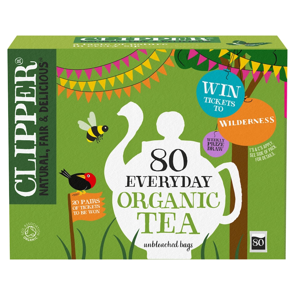 Clipper Organic Everyday Tea Bags 80Pack 232G