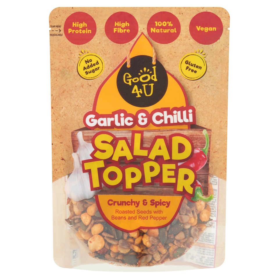Good4u Salad Topper Garlic And Chilli 125G