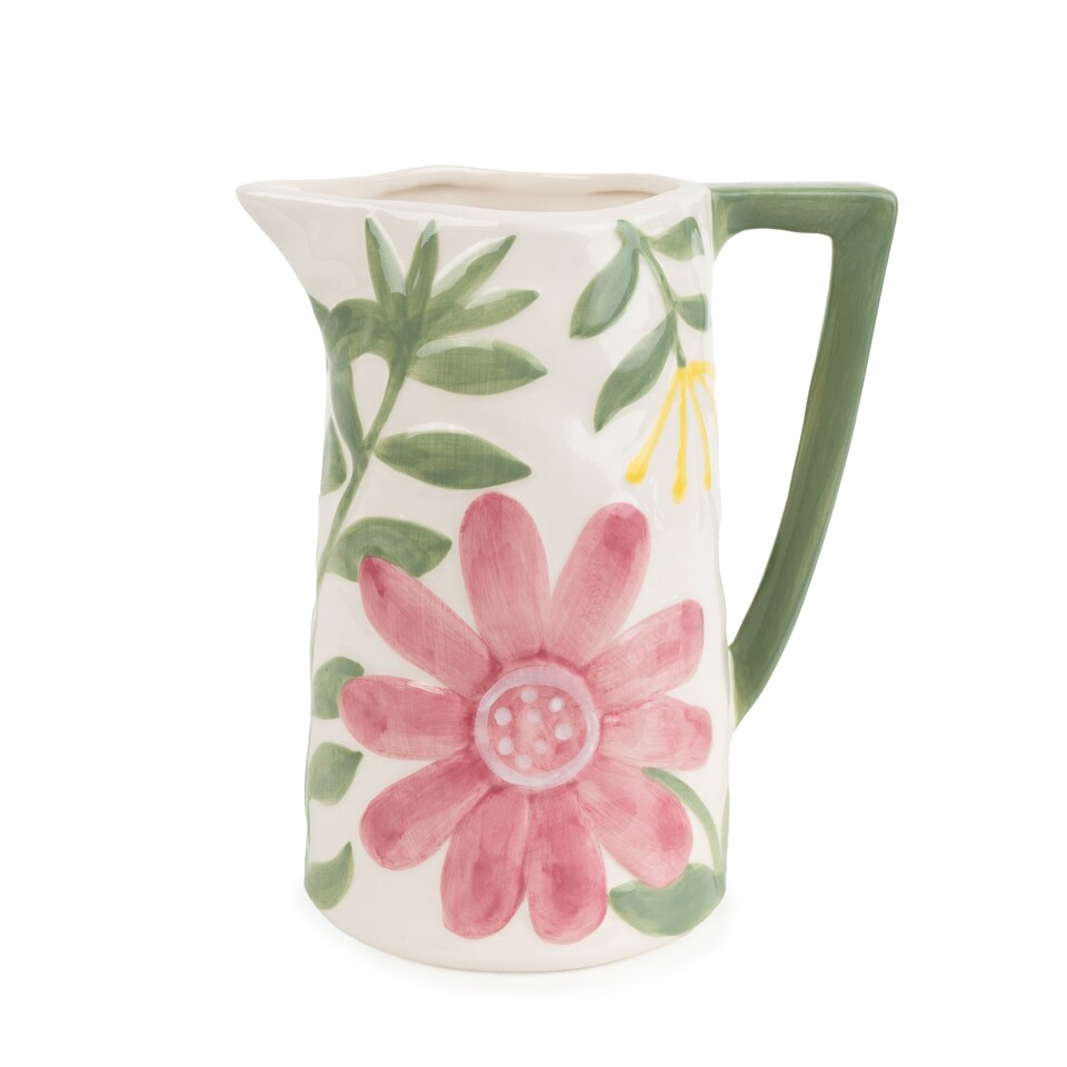 Candlelight Floral Flower Jug