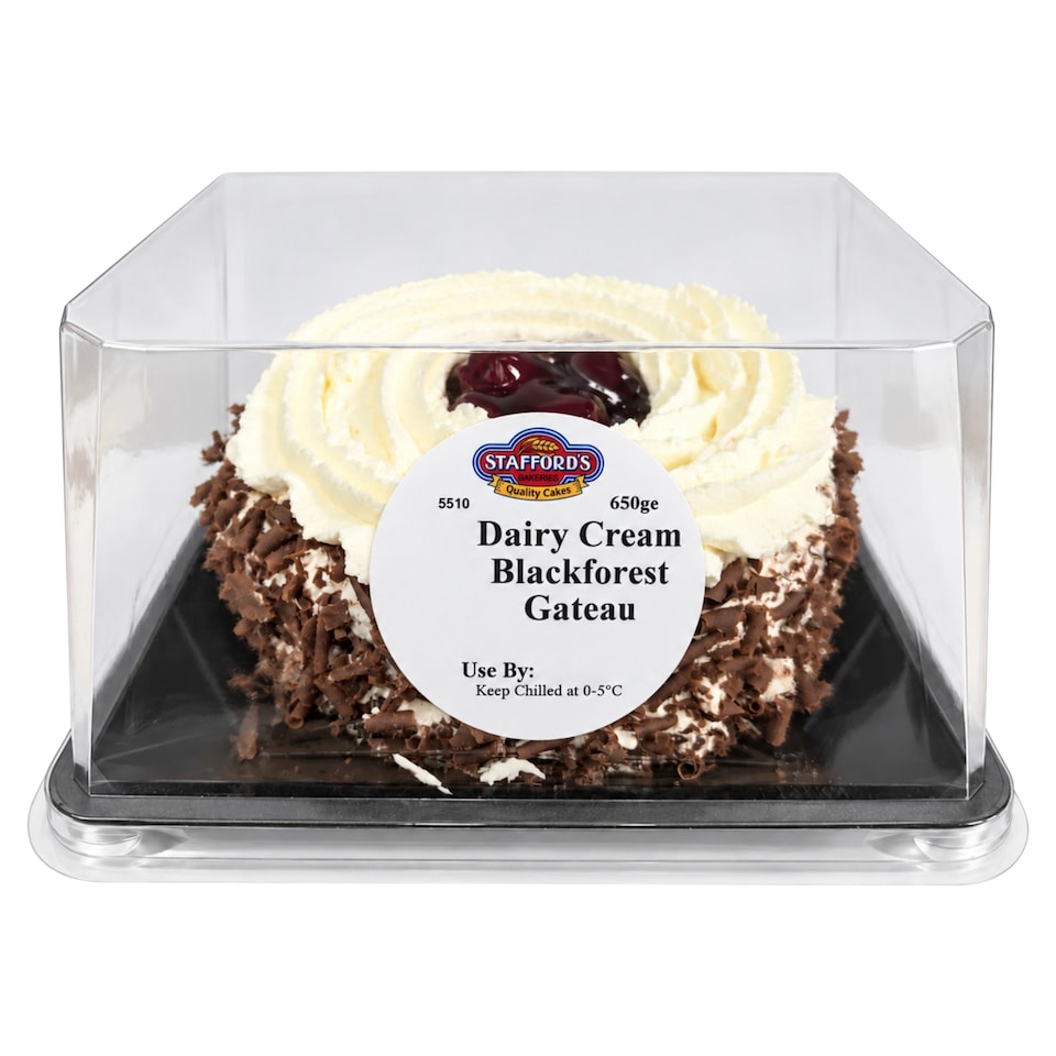 Staffords Bakery Fc Blackforest Gateau 650G